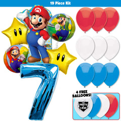 19pc Kit w/ Blue #7 Balloon