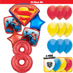 19pc Kit w/ Red #8 Balloon