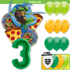 19pc Kit w/ Green #3 Balloon