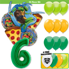 19pc Kit w/ Green #6 Balloon