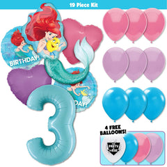 19pc Kit w/ Teal Blue #3 Balloon