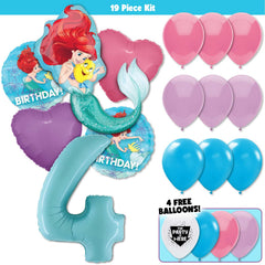 19pc Kit w/ Teal Blue #4 Balloon