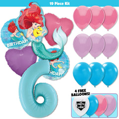 19pc Kit w/ Teal Blue #6 Balloon