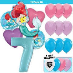 19pc Kit w/ Teal Blue #7 Balloon