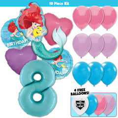 19pc Kit w/ Teal Blue #8 Balloon