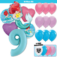 19pc Kit w/ Teal Blue #9 Balloon