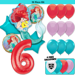 19pc Kit w/ Red #6 Balloon