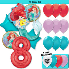 19pc Kit w/ Red #8 Balloon