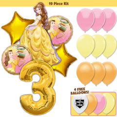 19pc Kit w/ Gold #3 Balloon