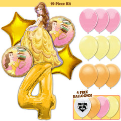 19pc Kit w/ Gold #4 Balloon