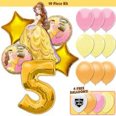 19pc Kit w/ Gold #5 Balloon