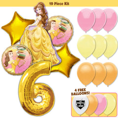 19pc Kit w/ Gold #6 Balloon