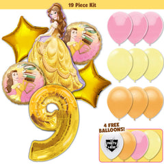 19pc Kit w/ Gold #9 Balloon