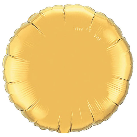 18" Round - Metallic Gold Foil Balloon