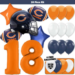 20pc Kit w/ Orange #18 Balloon - Caleb Williams