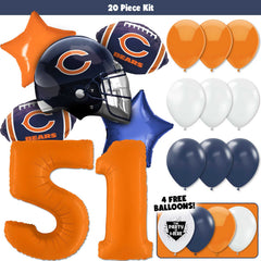 20pc Kit w/ Orange #51 Balloon - Dick Butkus