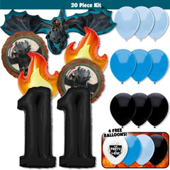 20pc Kit w/ Black #11 Balloon