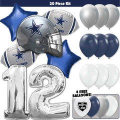 20pc Kit w/ Silver #12 Balloon