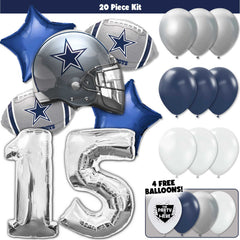 20pc Kit w/ Silver #15 Balloon