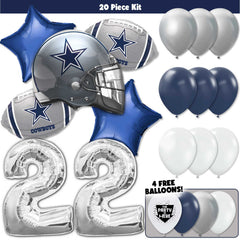 20pc Kit w/ Silver #22 Balloon - Emmitt Smith