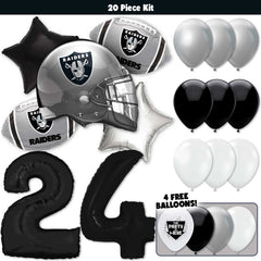 20pc Kit w/ Black #24 Balloon - Charles Woodson