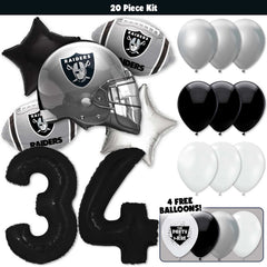 20pc Kit w/ Black #34 Balloon - Bo Jackson