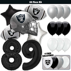 20pc Kit w/ Black #89 Balloon - Brock Bowers