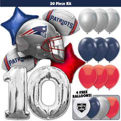 20pc Kit w/ Silver #10 Balloon - Drake Maye