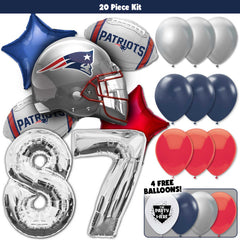 20pc Kit w/ Silver #87 Balloon - Ron Gronkowski