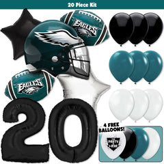 20pc Kit w/ Black #20 Balloon - Brian Dawkins