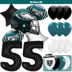 20pc Kit w/ Black #55 Balloon - Brandon Graham