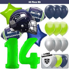 20pc Kit w/ Lime Green #14 Balloon - DK Metcalf