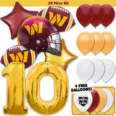 20pc Kit w/ Gold #10 Balloon
