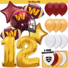 20pc Kit w/ Gold #12 Balloon