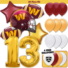 20pc Kit w/ Gold #13 Balloon