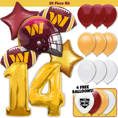 20pc Kit w/ Gold #14 Balloon