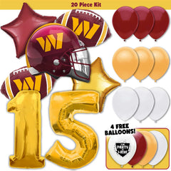 20pc Kit w/ Gold #15 Balloon
