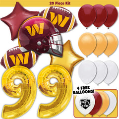 20pc Kit w/ Gold #99 Balloon