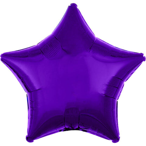 19" Star - Metallic Purple Foil Balloon