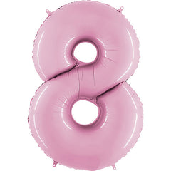 40" Pastel Pink #8 Balloon