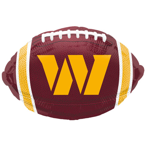 17" NFL Washington Commanders Football Team Colors Foil Balloon