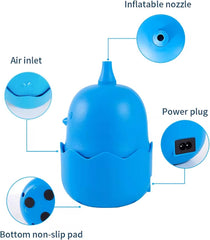 Chickie Electric Balloon Pump Air Blower Inflator for Party Decorations + Balloon Knot Tool