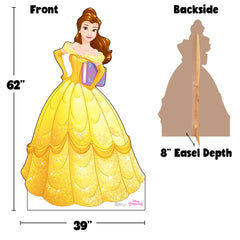 Beauty and the Beast Birthday Kit with 62 inch Belle Life-Size Standup & Balloons