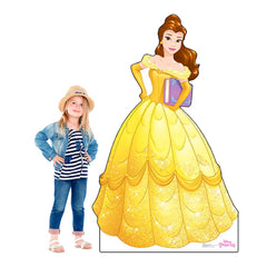Beauty and the Beast Birthday Kit with 62 inch Belle Life-Size Standup & Balloons