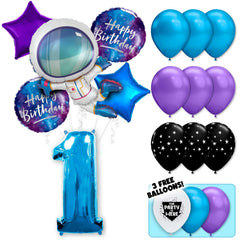 18pc Kit w/ Blue #1 Balloon