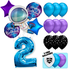 18pc Kit w/ Blue #2 Balloon