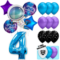 18pc Kit w/ Blue #4 Balloon