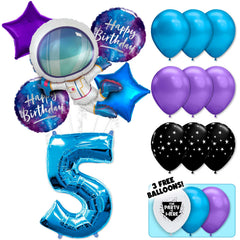 18pc Kit w/ Blue #5 Balloon