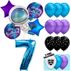 18pc Kit w/ Blue #7 Balloon