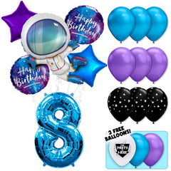 18pc Kit w/ Blue #8 Balloon